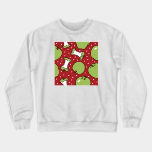 Apples with Polka Dots Crewneck Sweatshirt